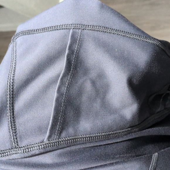 Victoria's Secret VSX Mesh Panel Gym Leggings Sz XL Steel Gray - Picture 5 of 5